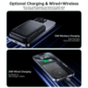 CHOETECH B743-BK 10000mAh PD20W Magnetic Power Bank with Holder Black