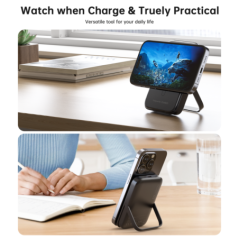 CHOETECH B743-BK 10000mAh PD20W Magnetic Power Bank with Holder Black