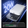 CHOETECH B743-WH 10000mAh PD20W Magnetic Power Bank with Holder White