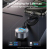 CHOETECH TC0030 65W 3-Port Fast Car Charger with 3.3ft Type-C Stretchable Cable