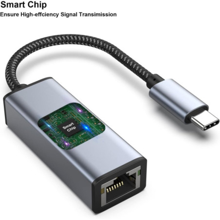 BENFEI USB-C to Ethernet Adapter (Thunderbolt 3 to RJ45)