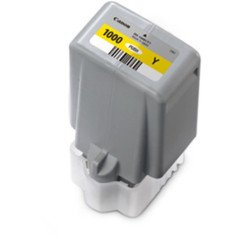CANON PFI-1000 YELLOW INK TANK FOR IMAGEPROGRAF PRO-1000 80ML