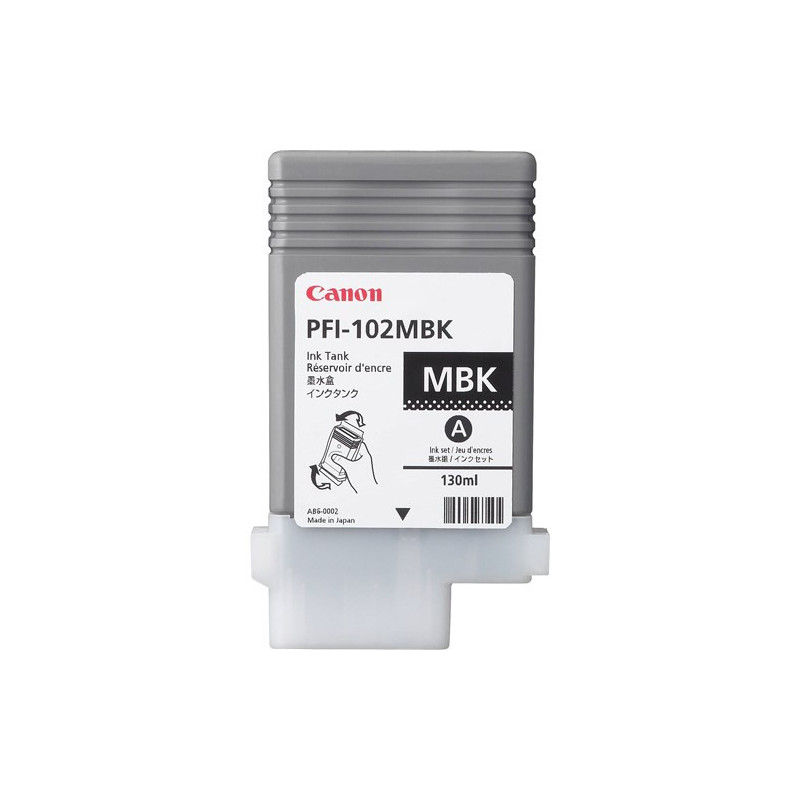 PFI-102MBK MATTE BLACK INK TANK 130ML FOR IPF500 510 600610IPF650655700750755