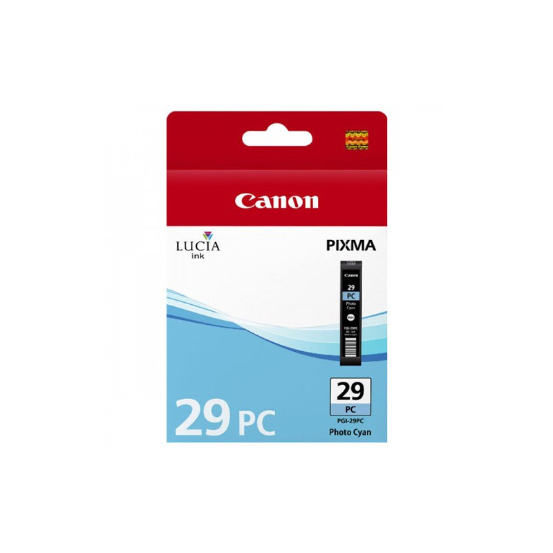PGI29PC PHOTO CYAN INK TANK FOR CANON PRO-1