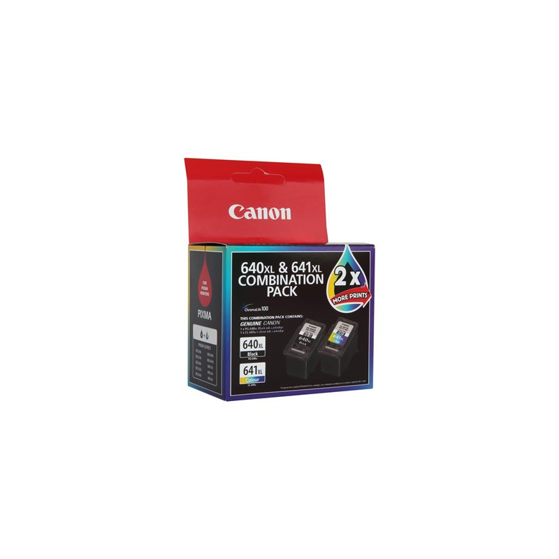 PG640XLCL641XL 1X PG-640XL BLACK 1 X CL-641XL COLOUR INK CARTRIDGE COMBO PACK