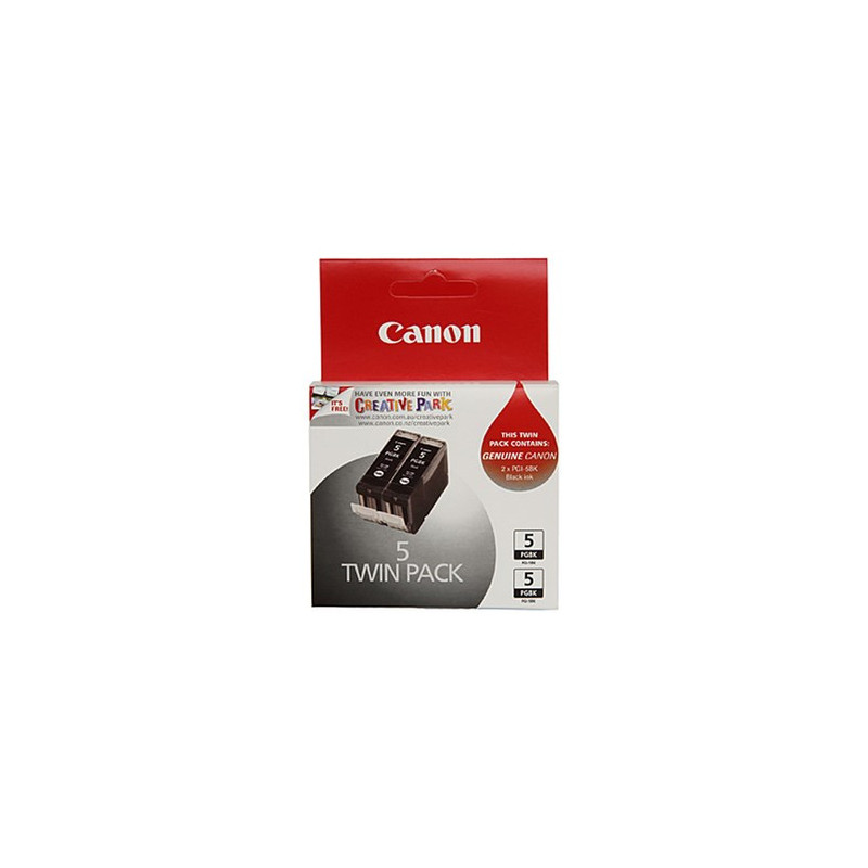PGI5BK-TWIN BLACK INK TANK 2 PACK
