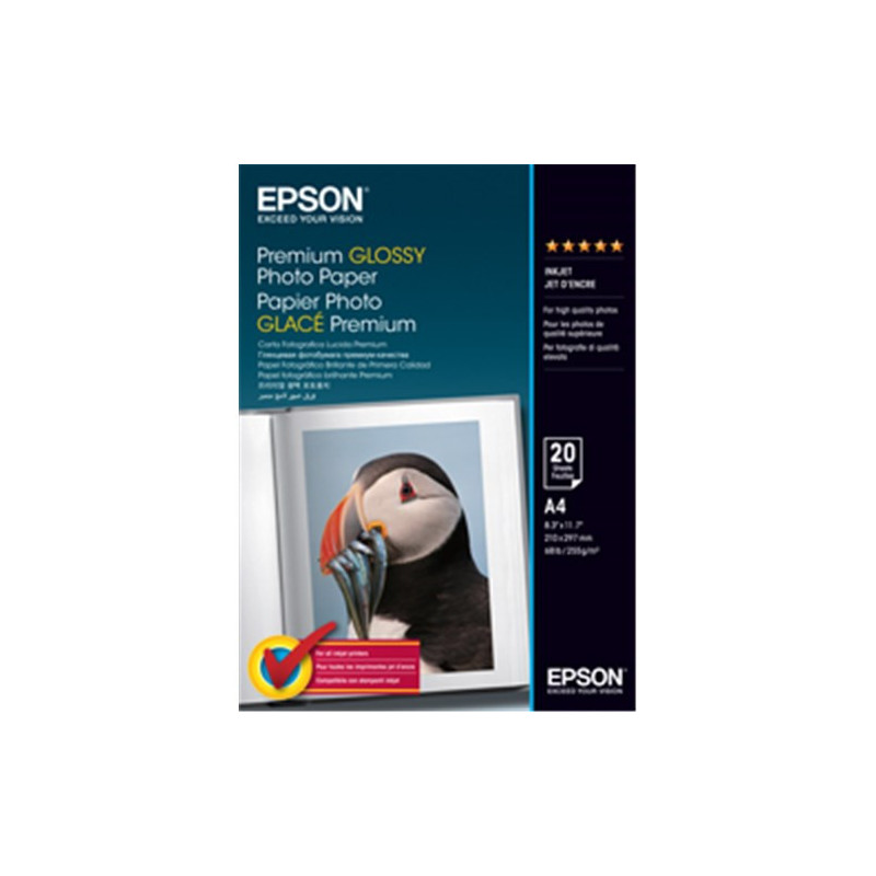 PREMIUM GLOSSY PHOTO PAPER A4 20 SHEET