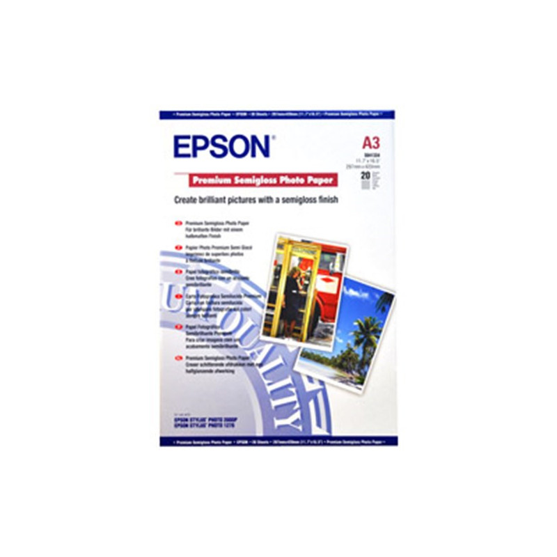 A3 PREM S/GLOSS PHOTO PAPER 20 PACK