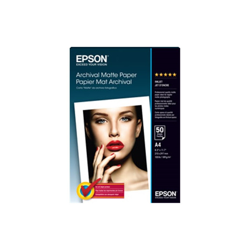 ARCHIVAL MATTE PAPER A4 QUANTITY 50 SHEETS