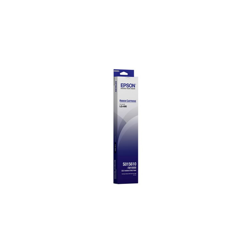 EPSON C13S01561 BLACK RIBBON FOR LQ-690 20K YIELD