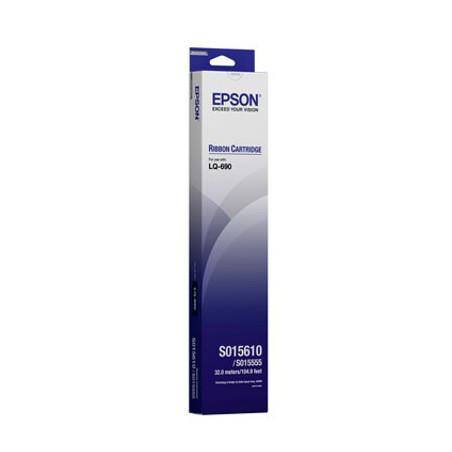 EPSON C13S01561 BLACK RIBBON FOR LQ-690 20K YIELD