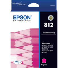812 STD CAP DURABRITE ULTRA MAGENTA INK SUITS WF-3820 3825 4830 4835 7830 7840 7845