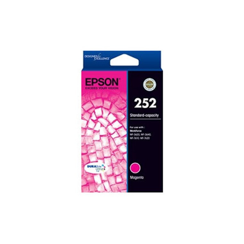 252 STD CAPACITY DURABRITE ULTRA MAGENTA INK FOR W/FORCE PRO WF-3620 3640 7610 7620