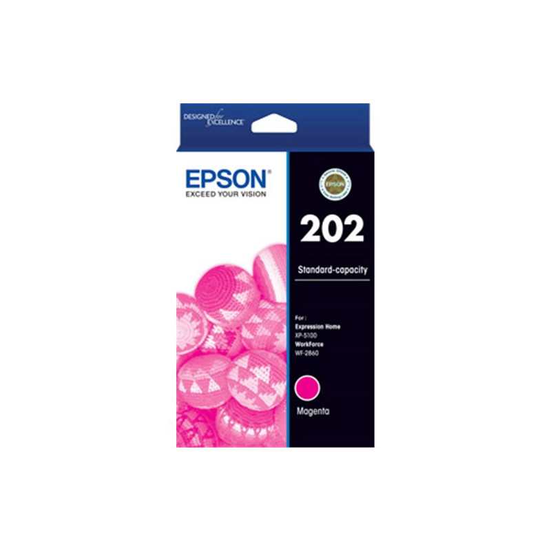 EPSON C13T02N392 202 STD MAGENTA INK FOR XP-5100 WF-2860