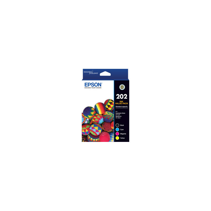 EPSON C13T02N692 202 STANDARD 4 INK PACK XP-5100 WF-2860