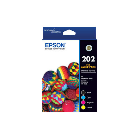 EPSON C13T02N692 202 STANDARD 4 INK PACK XP-5100 WF-2860