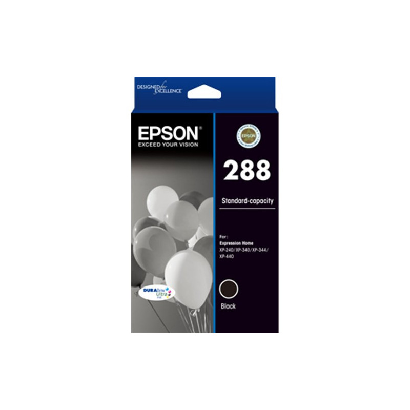 EPSON 288 STD DURABRITE ULTRA BLACK INK XP-240 / XP-340 / XP-344 / XP-440