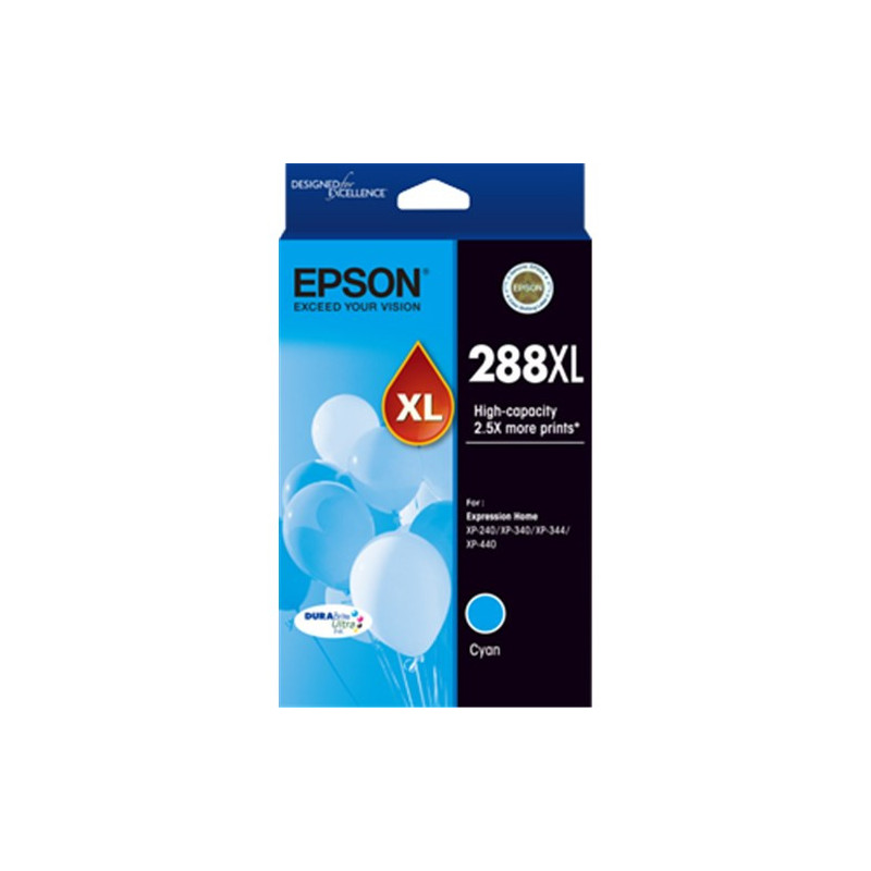 EPSON 288XL CYAN DURABRITE INK XP-240 / XP-340 / XP-344 / XP-440