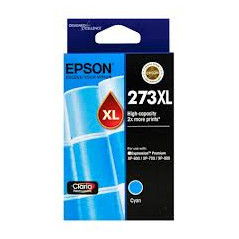 273XL HIGH CAPACITY CLARIA PREMIUM CYAN INK CARTRIDGE FOR XP-600