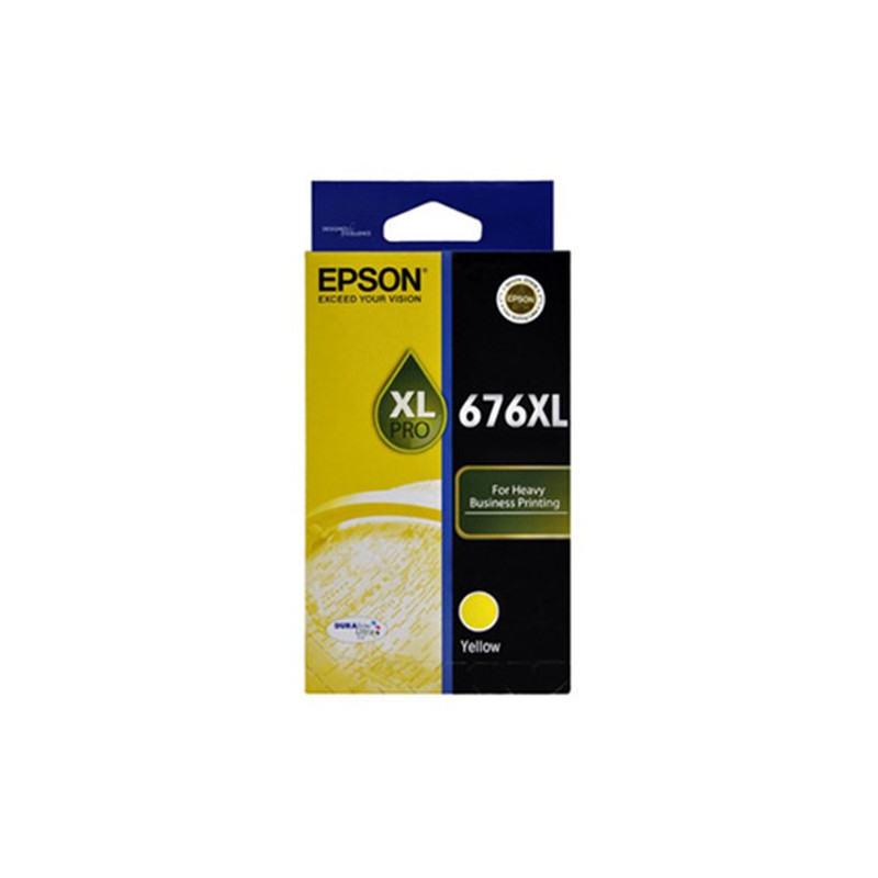 676XL YELLOW INK CARTRIDGE FOR EPSON WORKFORCE 4530 4540
