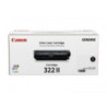 CANON CART322BKII HIGH BLACK TONER CARTRIDGE 13K TO SUIT LBP9100CDN