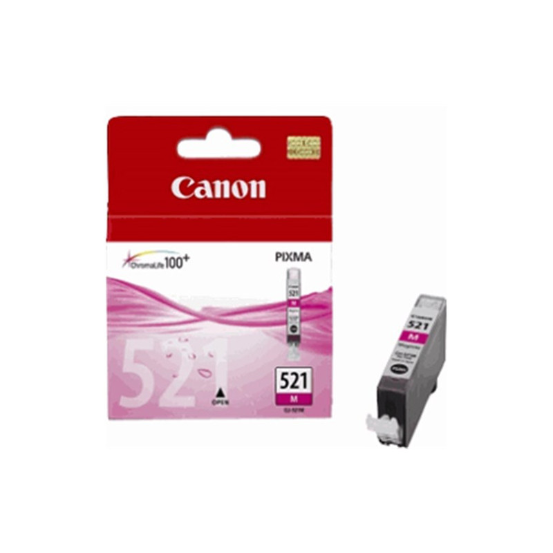 CLI-521M MAGENTA INK CARTRIDGE FOR IP36004600 4700 MP980 990 MX860870