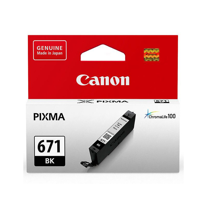 CANON CLI671BK BLACK INK TANK FOR MG5760BK MG6860 M7760