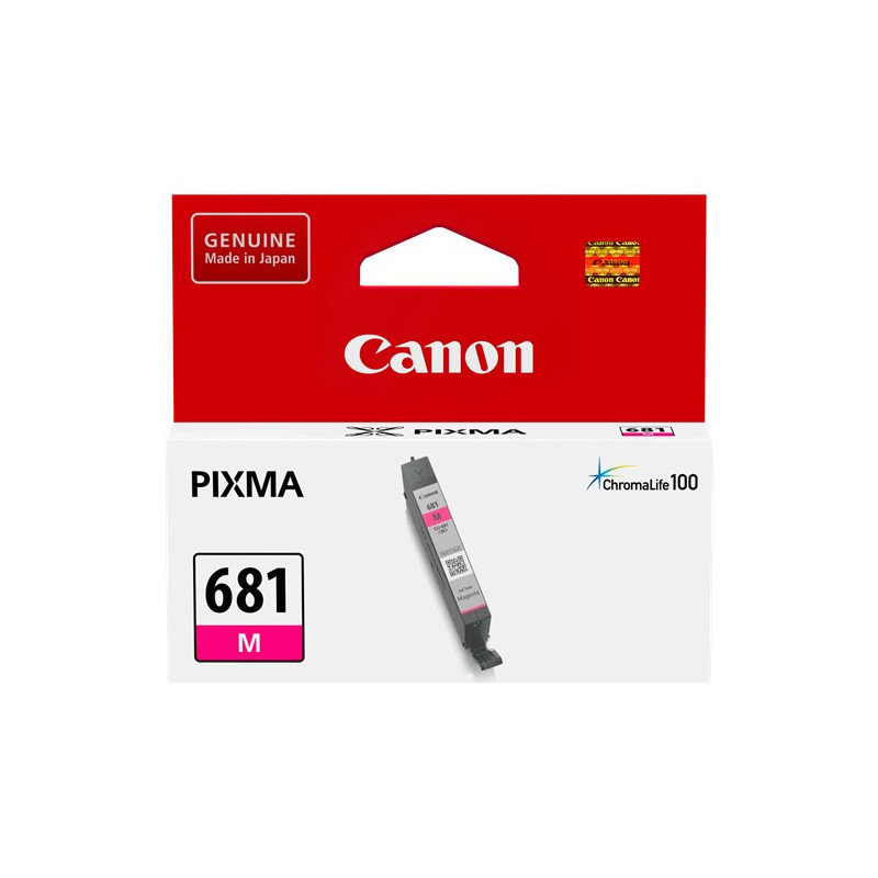 CANON CLI681M MAGENTA INK TANK 250 PAGES FOR TR7560 TR8560 TS6160 TS8160 TS9160