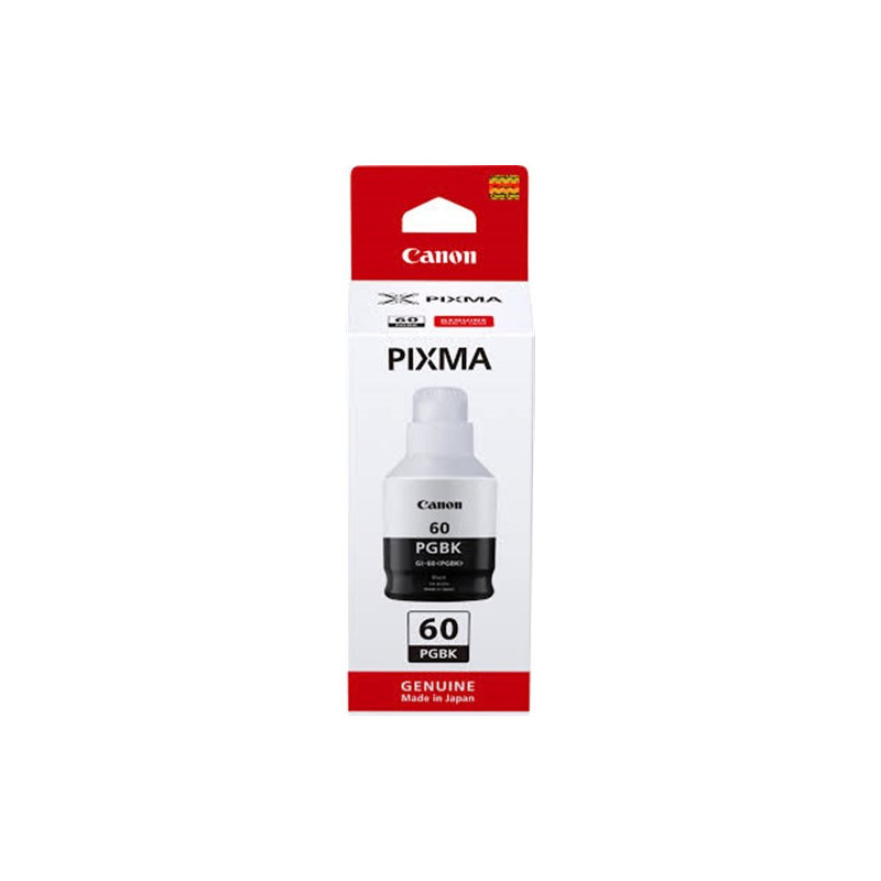 GI60BK BLACK 170ML INK BOTTLE FOR PIXMA ENDURANCE G6060 G6065 G7060 G7065
