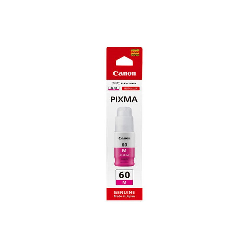 GI60M MAGENTA 70ML INK BOTTLE FOR PIXMA ENDURANCE G6060 G6065