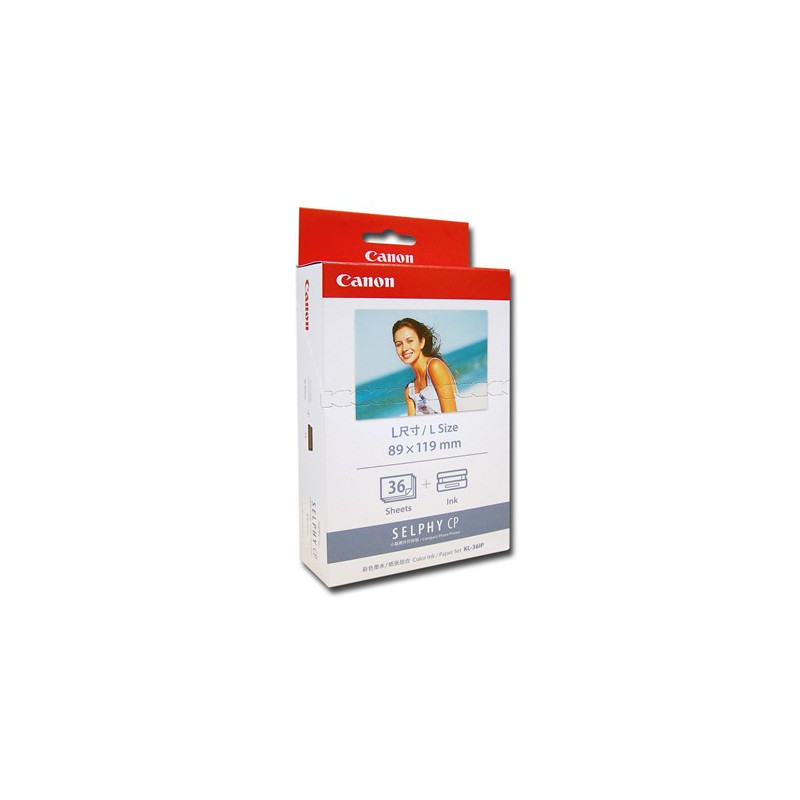 KL36IP INK/PAPER PACK L SIZE 119X89MM TO SUIT CP100