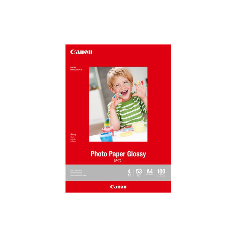 CANON GP701A4 100 SHTS 200 GSM GLOSSY PHOTO PAPER