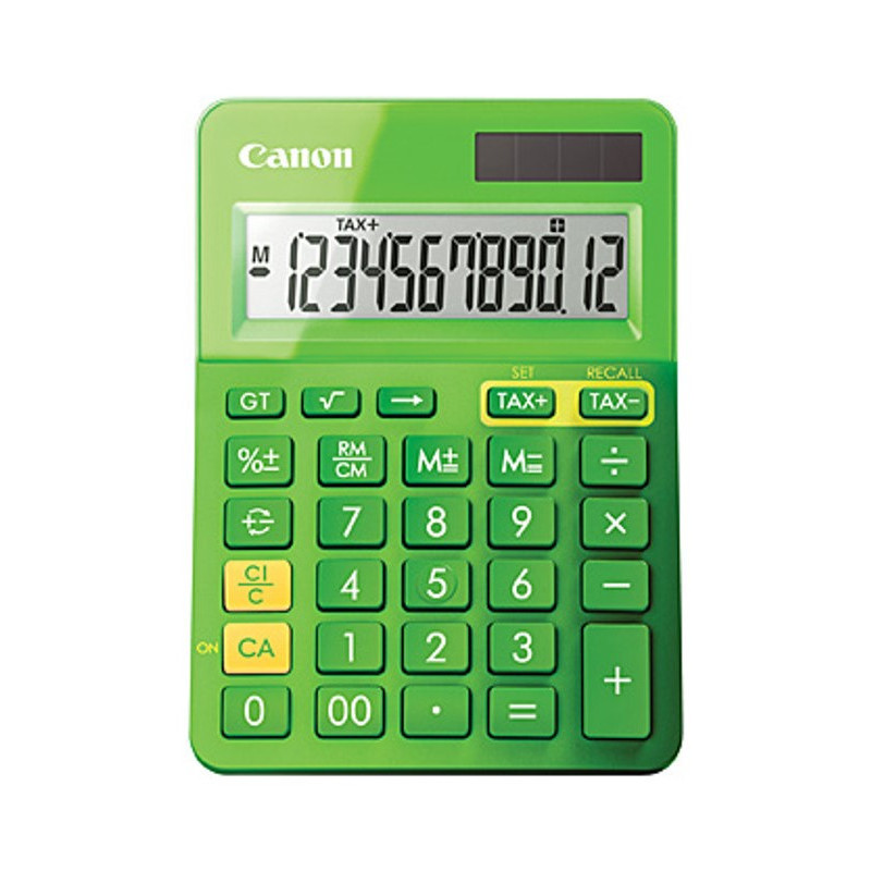 LS123KMGR METALLIC GREEN 12 DIGIT DESKTOP CALCULATOR