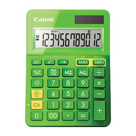 LS123KMGR METALLIC GREEN 12 DIGIT DESKTOP CALCULATOR