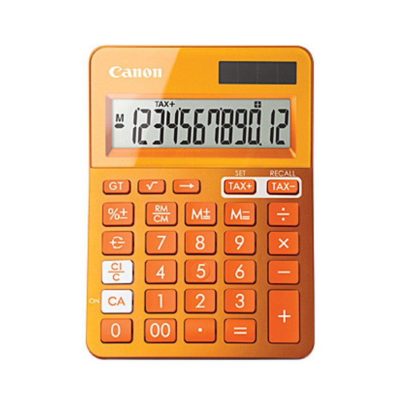 LS123KMOR METALLIC ORANGE 12 DIGIT DESKTOP CALCULATOR