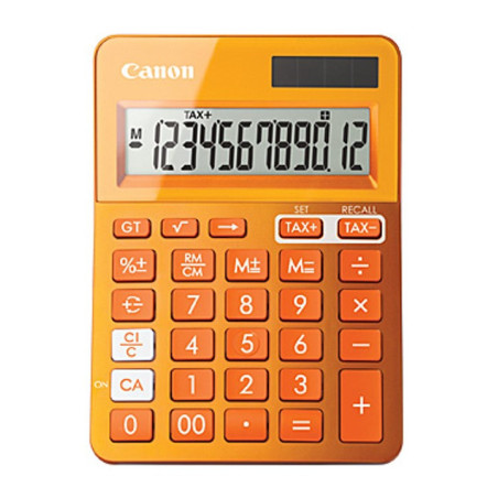 LS123KMOR METALLIC ORANGE 12 DIGIT DESKTOP CALCULATOR