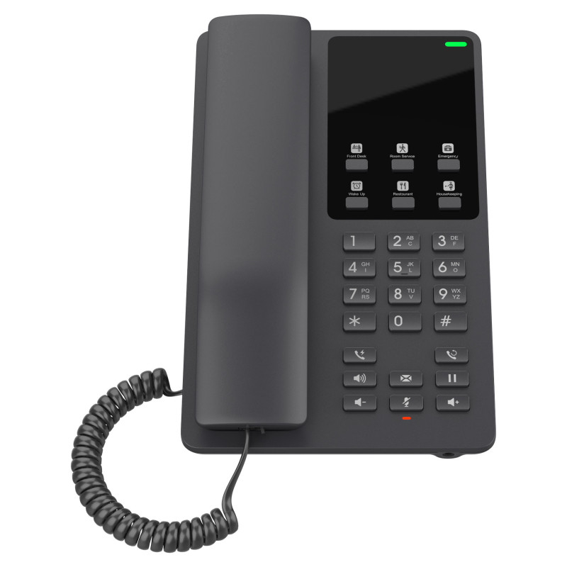 DESKTOP HOTEL PHONE - BLACK