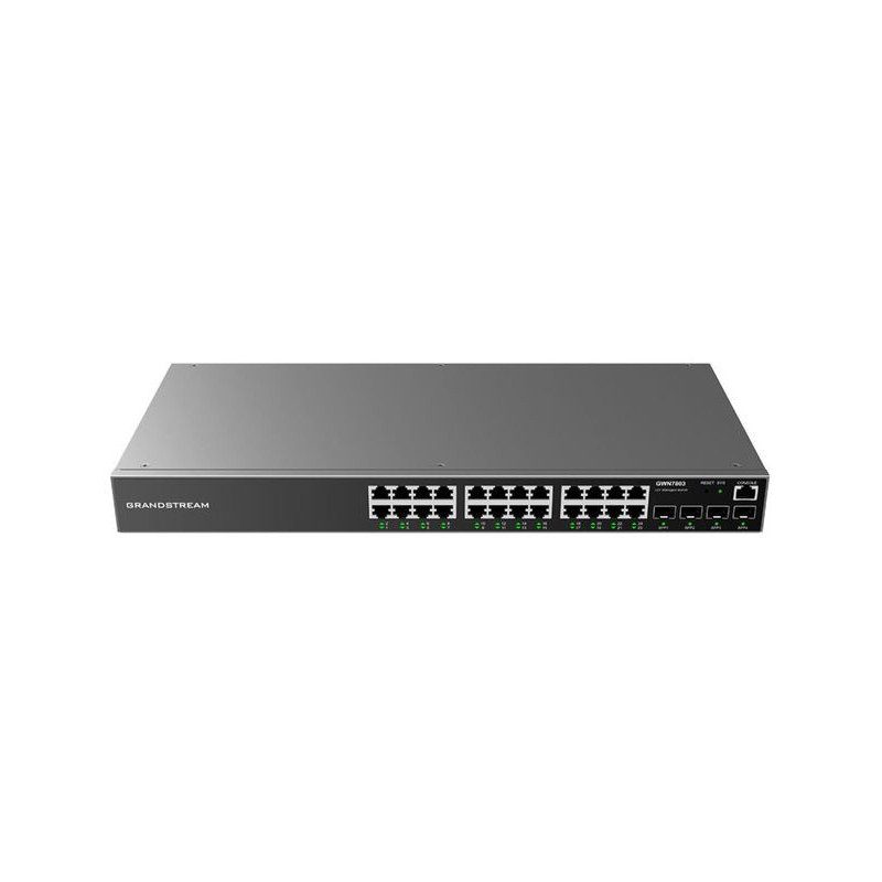 ENTERPRISE LAYER 2 MANAGED NETWORK SWITCH 24 X GIGE 4 X SFP