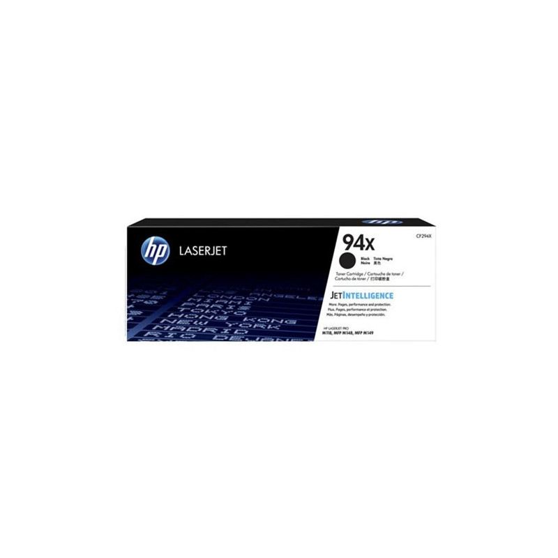 HP 94X BLACK ORIGINAL LASERJET HIGH YIELD TONER CARTRIDGE