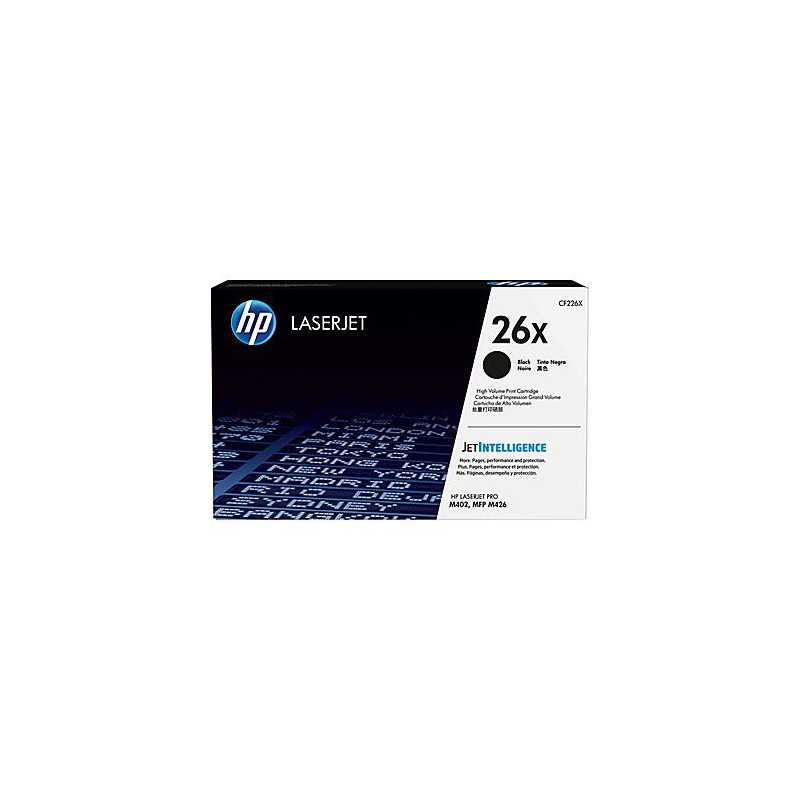 HP 26X BLACK LASERJET TONER CARTRIDGE 9K M402/M426
