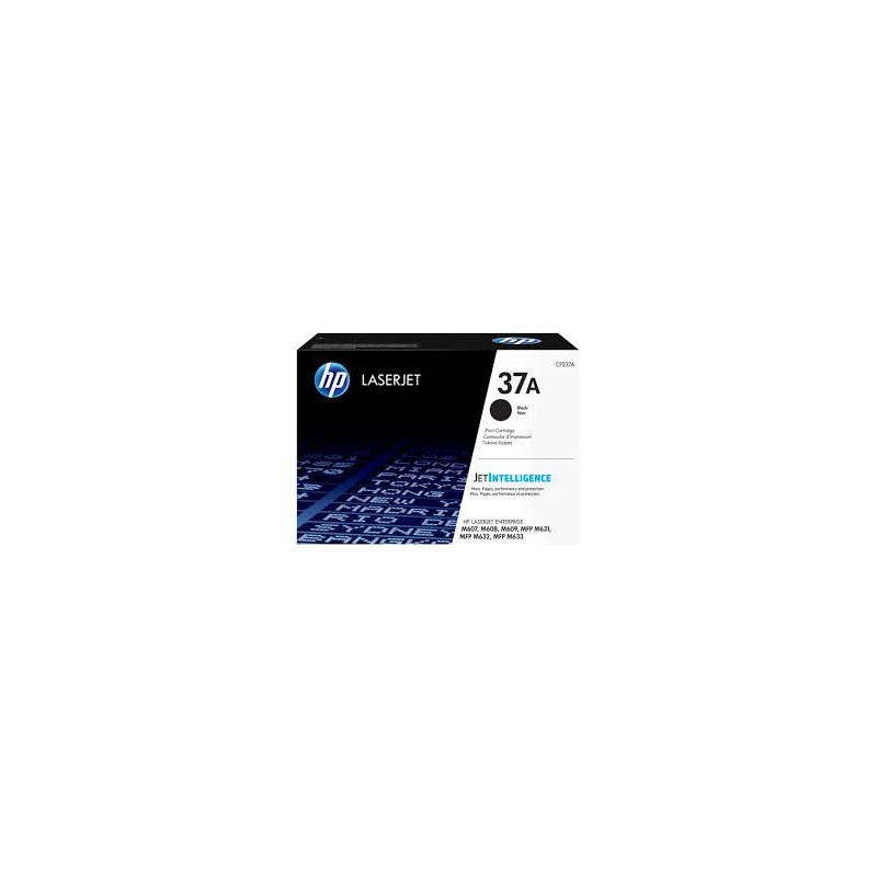 HP 37A BLACK ORIGINAL LASERJET TONER CARTRIDGE