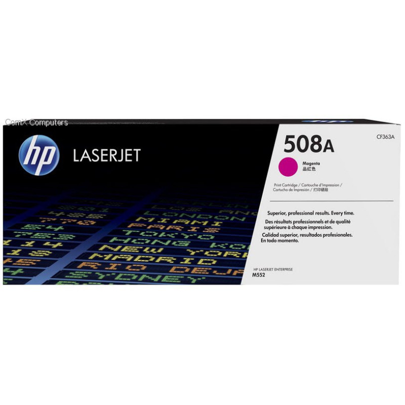 HP 508A MAGENTA LASERJET TONER CARTRIDGE