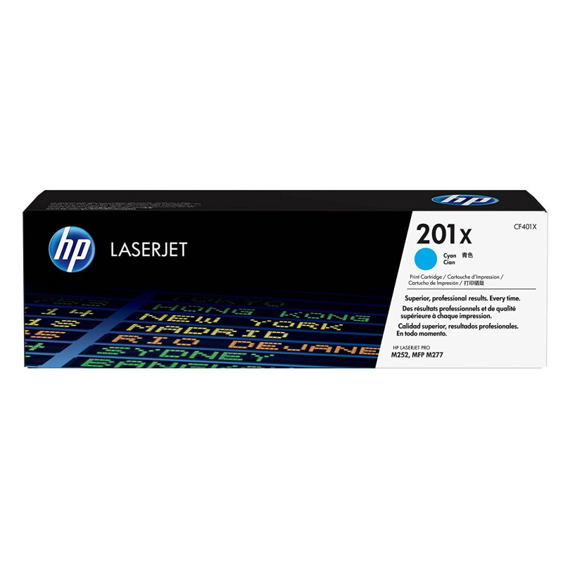 HP 201X CYAN LASERJET TONER CARTRIDGE