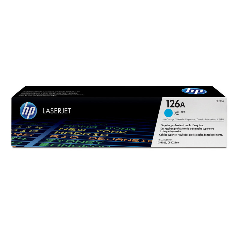 HP 126A CYAN TONER 1000 PAGE YIELD FOR LJ PRO CP1020