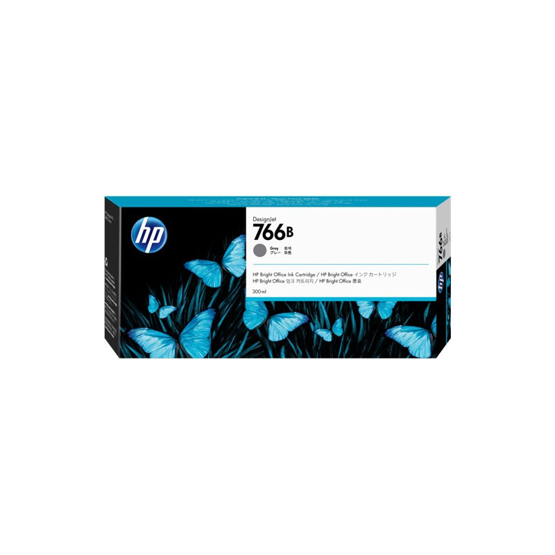 HP 766B 300ML GRAY DESIGNJET INK CARTRIDGE FOR XL 3600