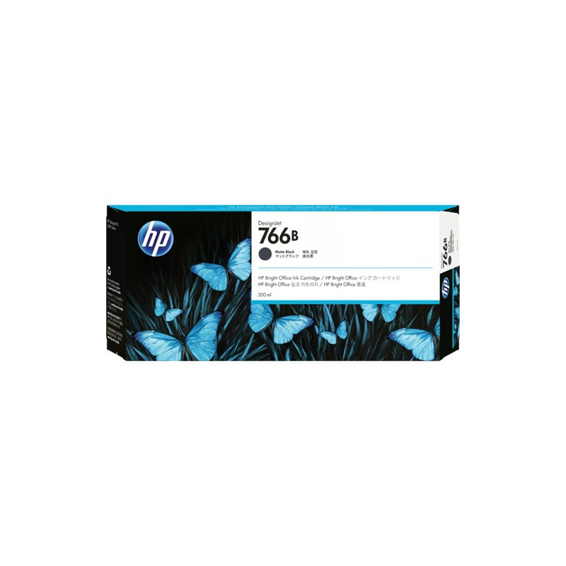 HP 766B 300ML MATTE BLACK DESIGNJET INK CARTRIDGE FOR XL 3600