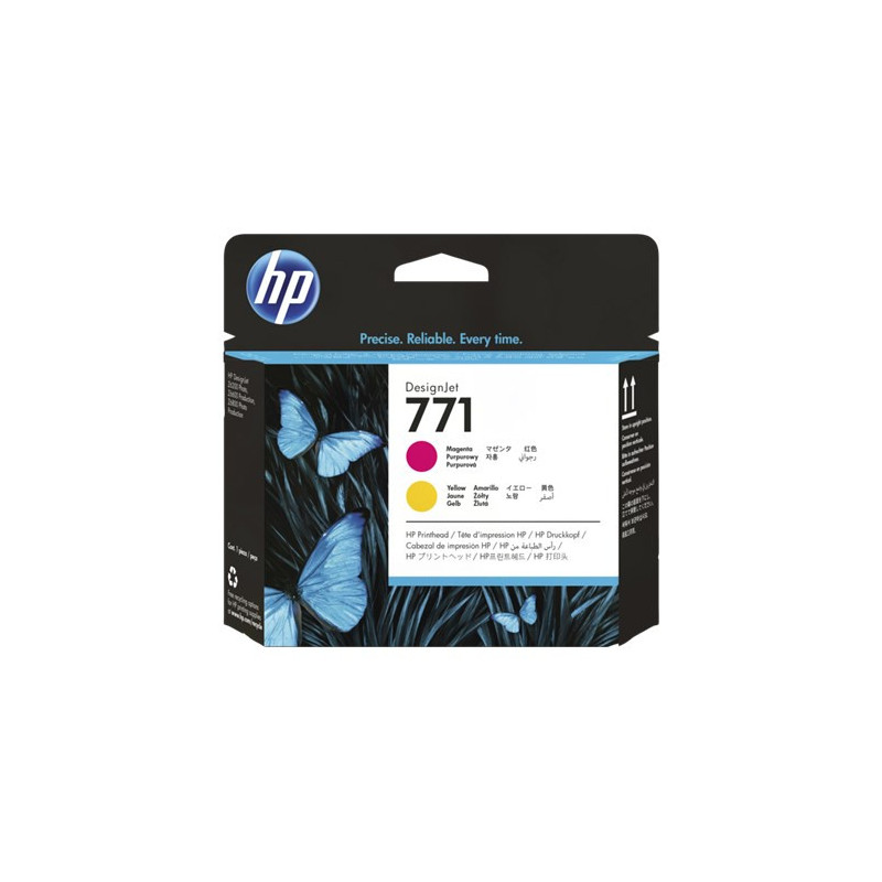 HP 771 MAGENTA YELLOW DESIGNJET PRINTHEAD