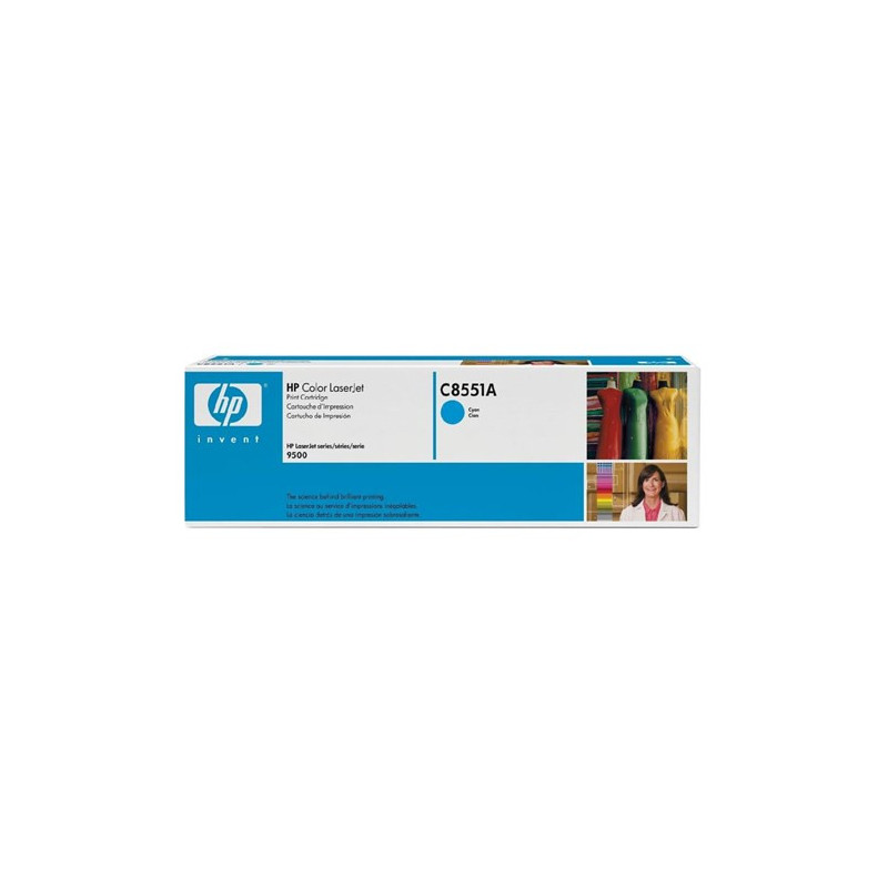 HP C8551A CYAN TONER 25000 PAGE YIELD FOR CLJ 9500