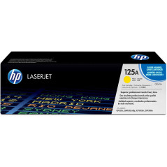 HP 125A YELLOW TONER 1400 PAGE YIELD FOR CLJ CM1312 CP15XX