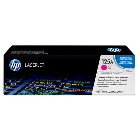 HP 125A MAGENTA TONER 1400 PAGE YIELD FOR CLJ CM1312 CP15XX